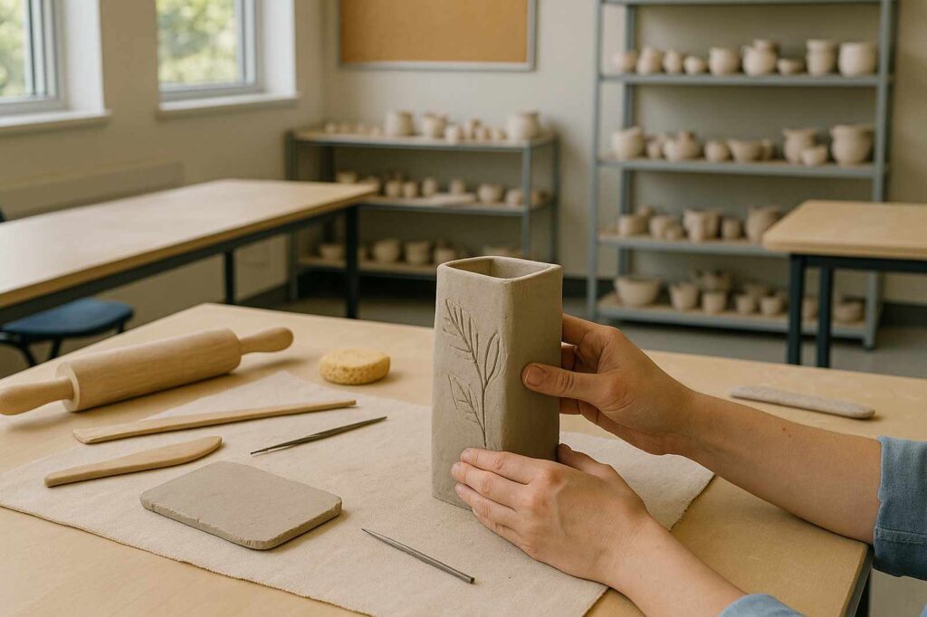 crafting pottery in studio local shopping Burnaby, BC Art Spots and Pottery Painting crafting pottery in studio local shopping