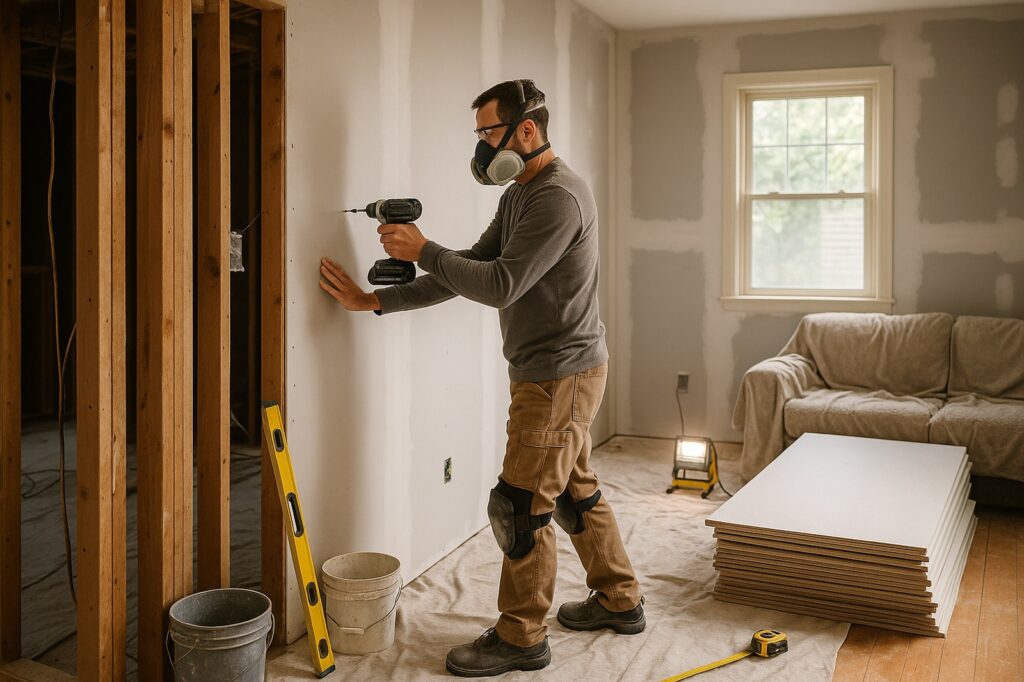 drywall installation local home renovation project 