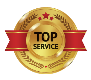 Top Service award badge for Advance Pest Control Burnaby