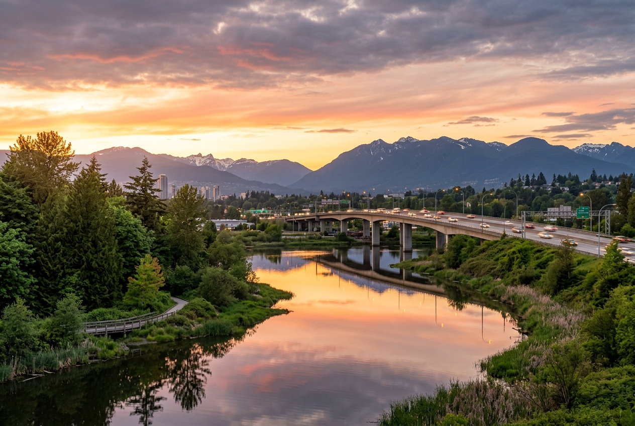 sunset waterway Burnaby Local