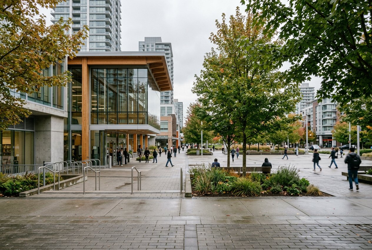 burnaby metrotown library civic square Metrotown Without the Mall: Things to Do Nearby Bob Prittie Metrotown Library civic square area in Burnaby