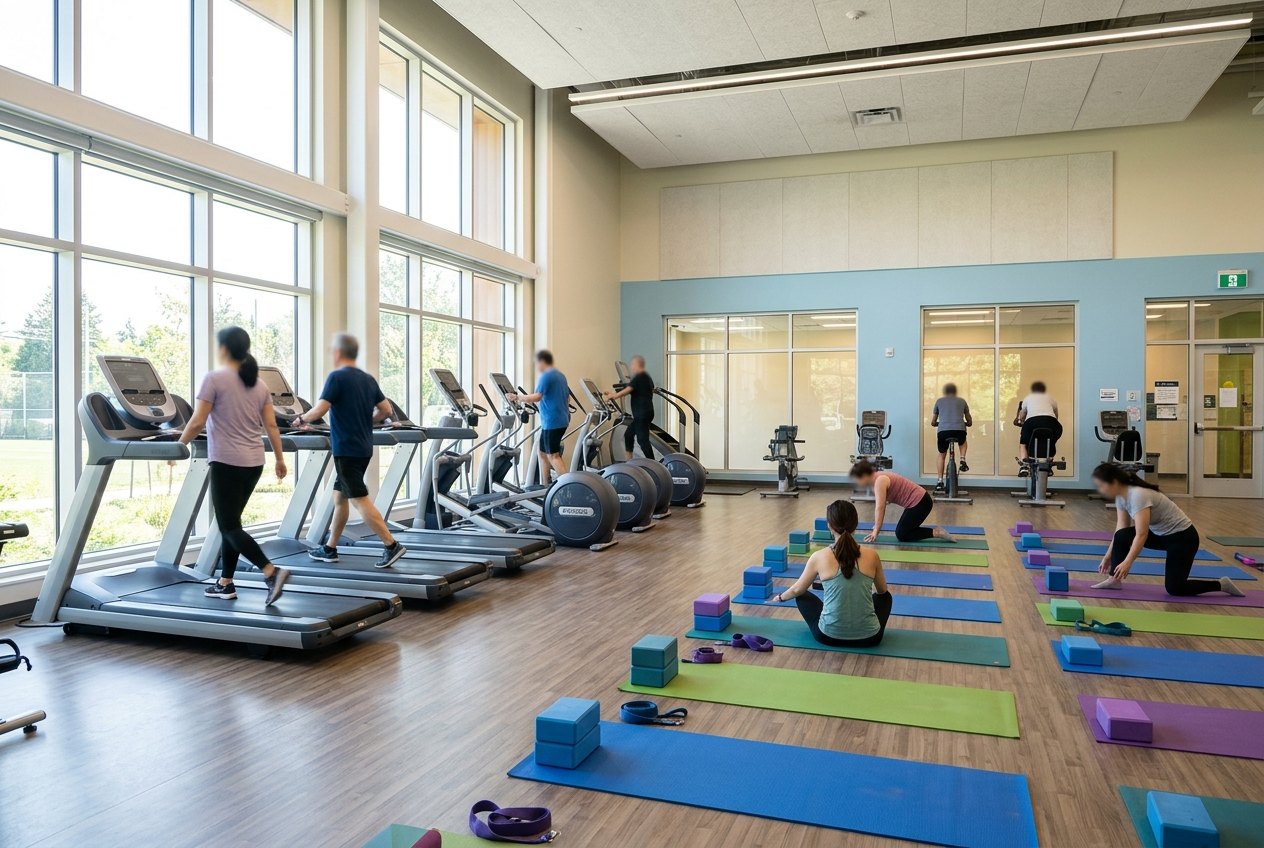 burnaby recreation fitness studio Best Burnaby Community Centres, Pools, and Rec Facilities Burnaby recreation fitness studio with cardio equipment