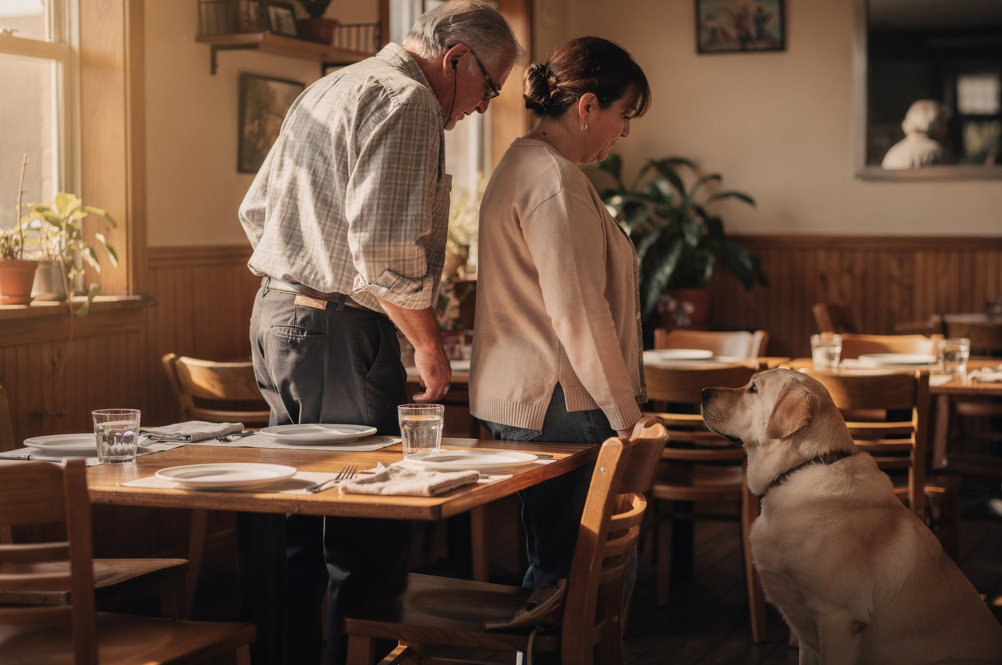 family owned restaurant local dog and owners